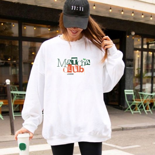 抹茶クラブTシャツ - 美しいデザインの抹茶愛好者向けTシャツ スウェットシャツ