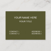 抹茶グリーンケーキ食品 名刺 (裏面)