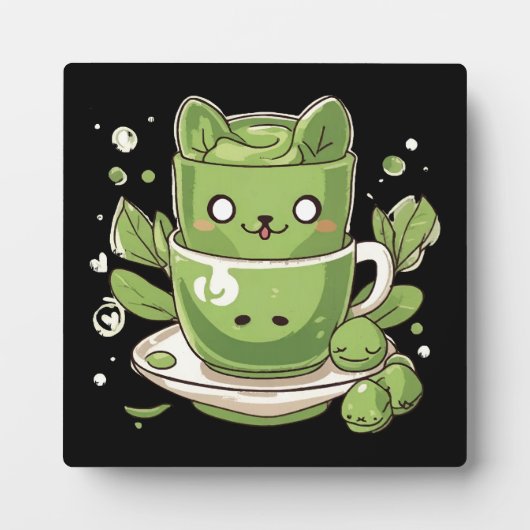 抹茶グリーンティー フォトプラーク (正面)