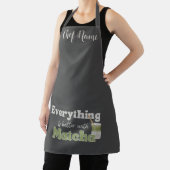 抹茶グリーンティー ベストな紅茶 Tシャツ エプロン (インサイチュ)