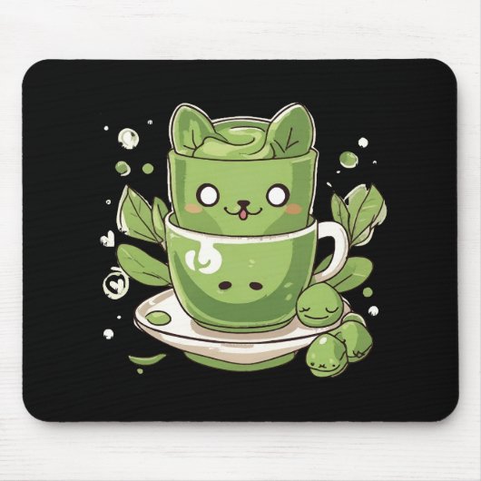 抹茶グリーンティー マウスパッド (正面)