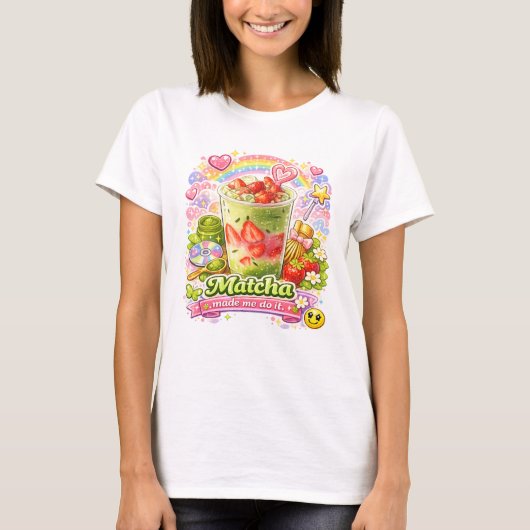 抹茶グリーンティー Tシャツ (正面)