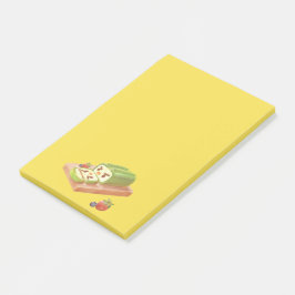 抹茶ケーキ転がイラストレーション ポストイット