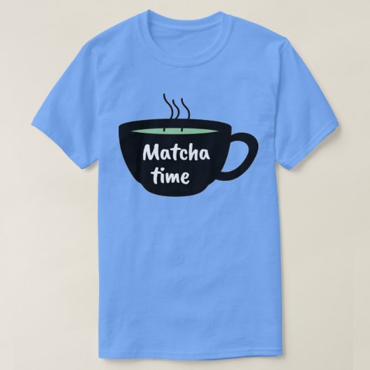 抹茶タイム抹茶 Tシャツ (デザイン正面)