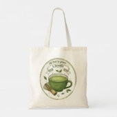 抹茶トートバッグ トートバッグ (裏面)