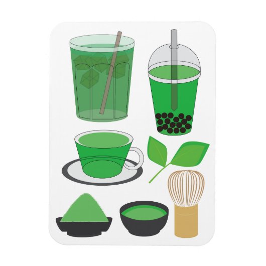 抹茶ドリンクセット マグネット (縦)