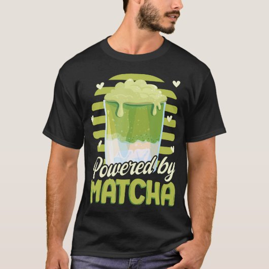 抹茶パワーを活かしたグリーンティーマッチャ Tシャツ (正面)