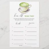 抹茶ブライダルシャワー何歳のブライダル (正面)