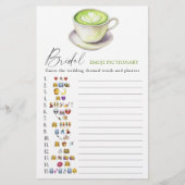 抹茶ブライダルシャワー絵文字 (正面)