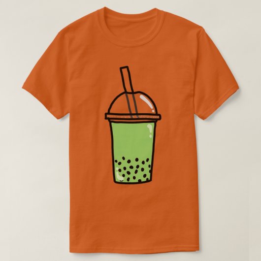 抹茶ボバティー4 Tシャツ (デザイン正面)