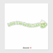 抹茶ボバ緑茶抹茶 シール (シート)