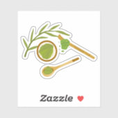 抹茶ボバ緑茶抹茶 シール (シート)