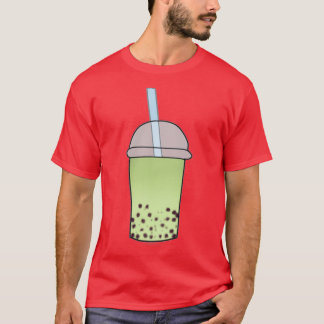 抹茶ボバ茶バブルティー飲料1 Tシャツ