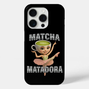 抹茶マタドーラ 優雅とグリーンエネルギーの融合 iPhone 15 PROケース