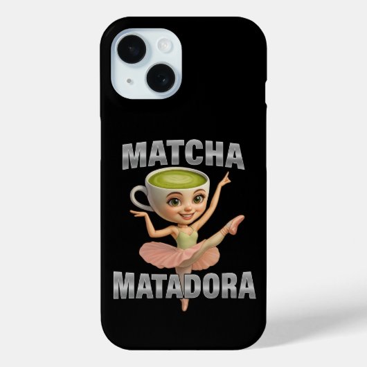 抹茶マタドーラ 優雅な緑のエネルギー Case-Mate iPhoneケース (裏面)