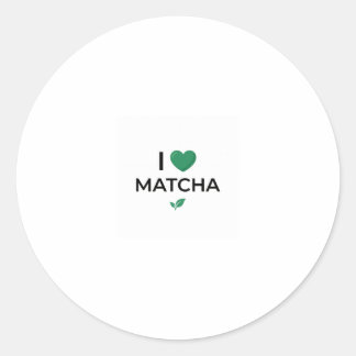 抹茶ミニマリストデザイン ラウンドシール