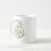 抹茶メリー&ブライト クリスマスサンタ コーヒーマグカップ (正面左)