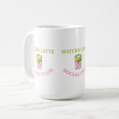 抹茶ラテサークル コーヒーマグカップ (正面左)
