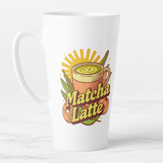 抹茶ラテマググリーンティー カフェラテマグ (左)
