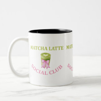 抹茶ラテ ソーシャル クラブ ツートーンマグカップ