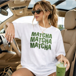抹茶ラテ Tシャツ MATCHA シャツ 抹茶 ティー