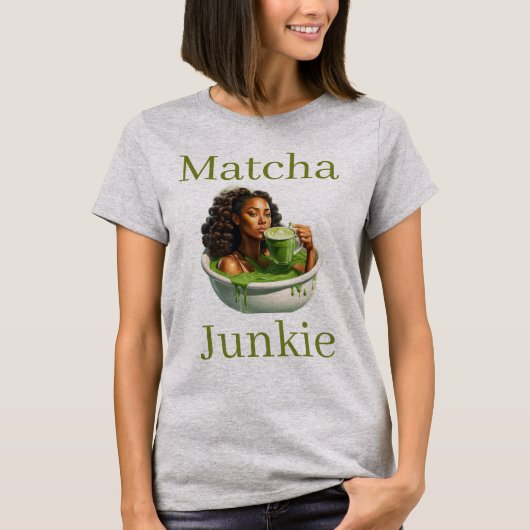 抹茶中毒Tシャツ Tシャツ (正面)