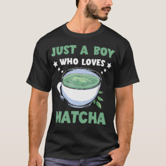 抹茶好きな少年 抹茶ラバー マッチ Tシャツ