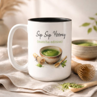 抹茶愛好家のための面白い抹茶グリーンティーマグ ツートーンマグカップ
