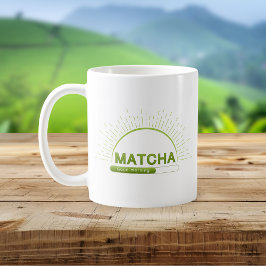 抹茶愛好家の朝のグリーンマグ コーヒーマグカップ