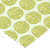 抹茶日本のクッキーホワイトチョコレート テーブルクロス (アングル)