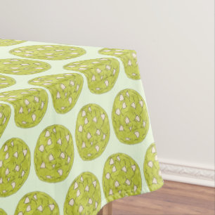 抹茶日本のクッキーホワイトチョコレート テーブルクロス