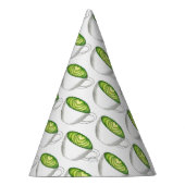 抹茶日本の緑茶ラテティーカップグルメ パーティーハット (右)