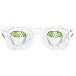 抹茶日本の緑茶ラテティーカップグルメ レトロサングラス