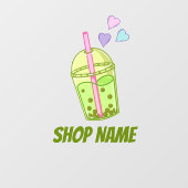 抹茶 ウィンドウサイン (シート)