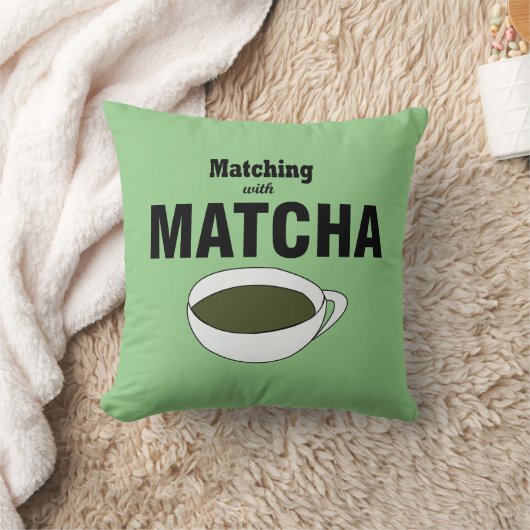 抹茶 クッション (ブランケット)