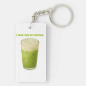 抹茶、抹茶が大好き キーホルダー (裏面)