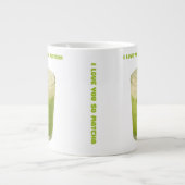 抹茶、抹茶が大好き ジャンボコーヒーマグカップ (正面)