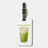 抹茶、抹茶が大好き ラゲッジタグ (正面縦)