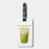 抹茶、抹茶が大好き ラゲッジタグ (裏面縦)