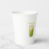 抹茶、抹茶が大好き 紙コップ (右)