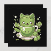 抹茶 招待状 (正面/裏面)