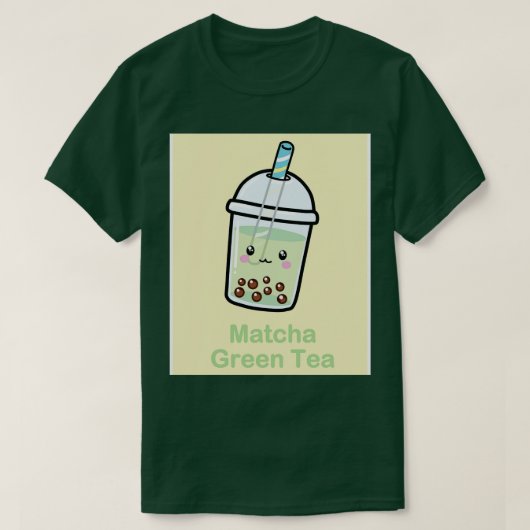 抹茶 Tシャツ (デザイン正面)