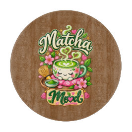 抹茶Mood ～ かわいいマッチョ茶 カッティングボード