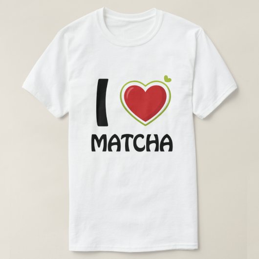 抹茶Tシャツが大好き Tシャツ (デザイン正面)
