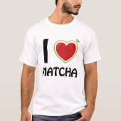 抹茶Tシャツが大好き Tシャツ (正面)