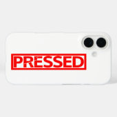 押されたスタンプ Case-Mate iPhoneケース (裏面 (横))