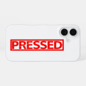 押されたスタンプ iPhone 16ケース (裏面横)