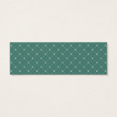 押されたボ結婚タニカルのWebサイトRSVPカード (裏面)