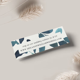 押されたボ結婚タニカルのWebサイトRSVPカード