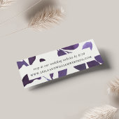 押されたボ結婚タニカルのWebサイトRSVPカード